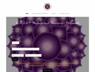 whispmassage.com screenshot