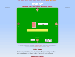 whist-cardgame.com screenshot
