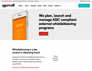 whistleblowing.com.au screenshot