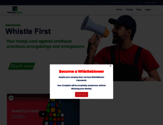 whistlefirst.com screenshot