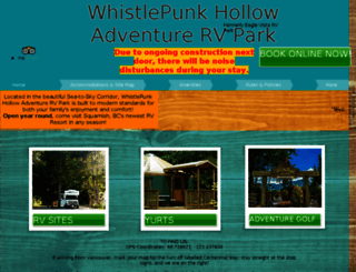 whistlepunkhollow.com screenshot