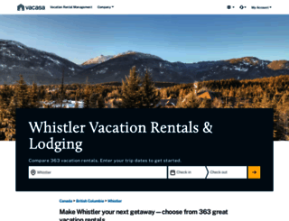 whistler-alpenglow.com screenshot