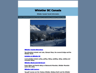 whistler-canada.ca screenshot
