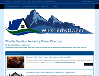whistlerbyowner.com screenshot