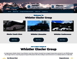 whistlerglaciergroup.com screenshot
