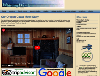 whistlingwindsmotel.com screenshot