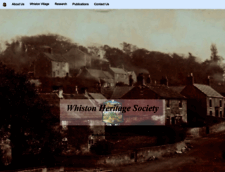 whiston-heritage-society.co.uk screenshot