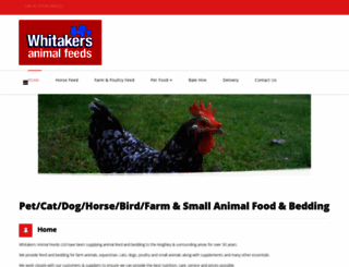 whitakeranimalfeeds.co.uk screenshot