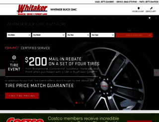 whitakerauto.com screenshot