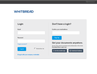 whitbread.workshare.com screenshot