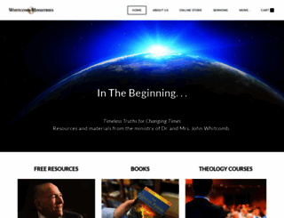 whitcombministries.org screenshot