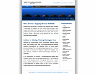 whiteabrasives.com screenshot