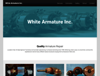 whitearmature.com screenshot