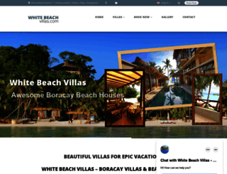 whitebeachvillas.com screenshot