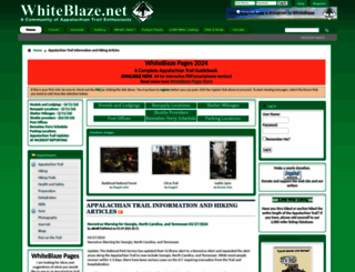 whiteblaze.net screenshot