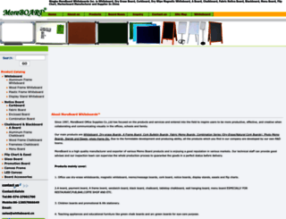 whiteboardmanufacturer.com screenshot