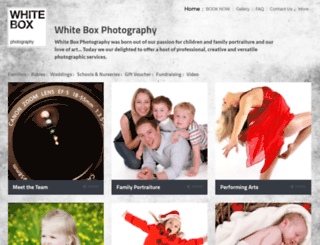 whiteboxphotography.co.uk screenshot