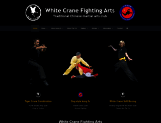 whitecranefightingarts.com screenshot