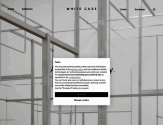 whitecube.com screenshot