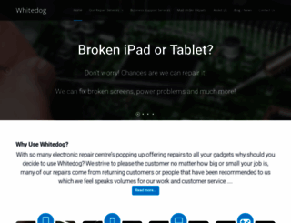 whitedog.co.uk screenshot