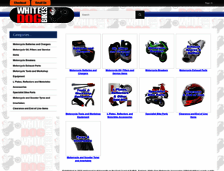 whitedogbikes.com screenshot