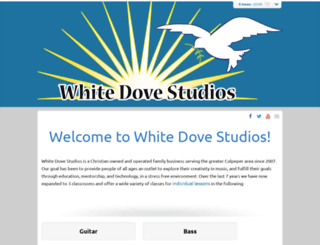 whitedovestudios.com screenshot