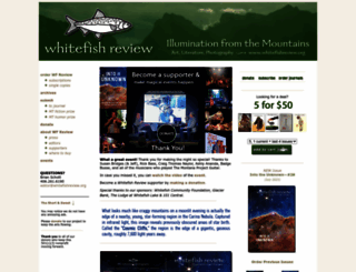 whitefishreview.org screenshot