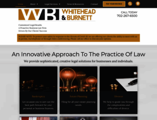 whiteheadburnett.com screenshot