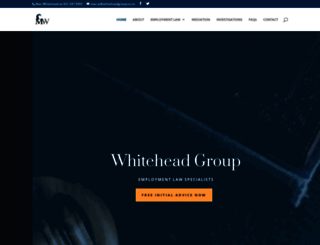 whiteheadgroup.co.nz screenshot
