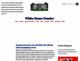 whitehousedossier.com screenshot