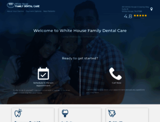 whitehousefamilydentalcare.com screenshot