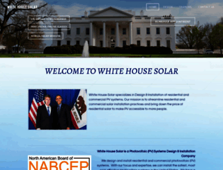 whitehousesolar.com screenshot