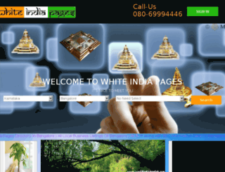 whiteindiapages.in screenshot