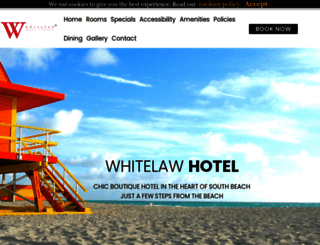 whitelawhotel.com screenshot