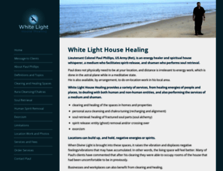 whitelighthousehealing.com screenshot
