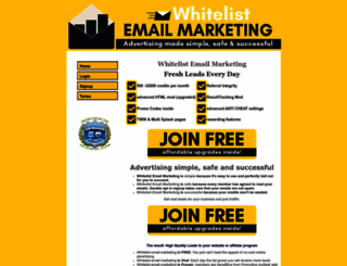 whitelist-email-marketing.com screenshot