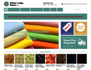 whitelodgefabric.com screenshot