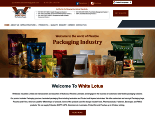 whitelotusindustries.com screenshot
