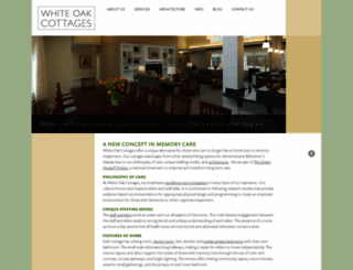 whiteoakcottages.com screenshot