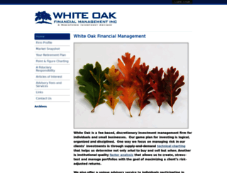 whiteoakfinancialmanagement.com screenshot