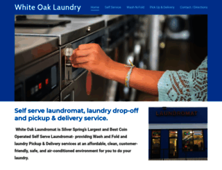 whiteoaklaundry.com screenshot