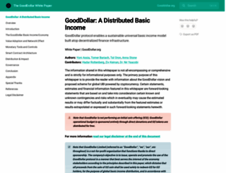 whitepaper.gooddollar.org screenshot