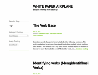 whitepaperairplane.wordpress.com screenshot