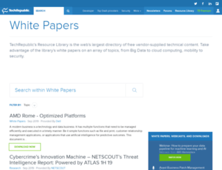 whitepapers.zdnet.com screenshot