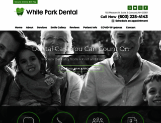 whiteparkdental.com screenshot