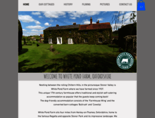 whitepondfarm.co.uk screenshot