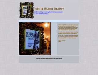 whiterabbitbeauty.com screenshot