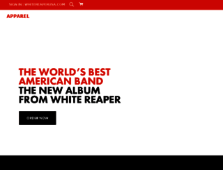 whitereaper.shop.redstarmerch.com screenshot
