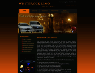 whiterocklimo.ca screenshot