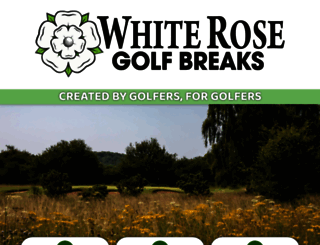 whiterosegolfbreaks.co.uk screenshot